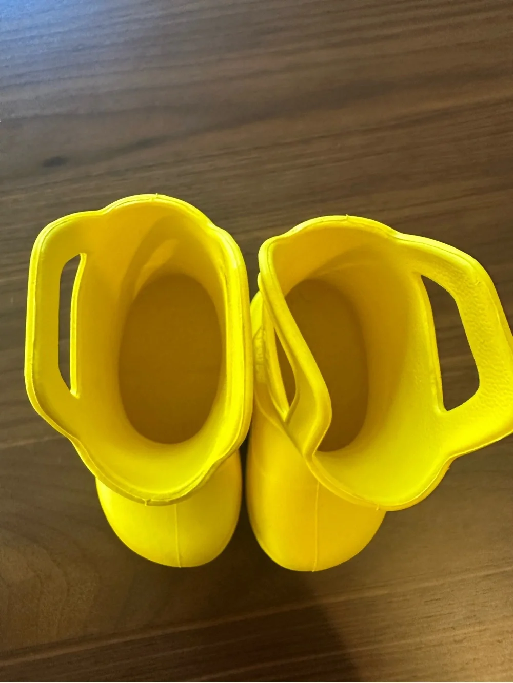 Outdoor Playmaster Kids' Bright Yellow Rain & Snow Boots with Easy Pull Handles